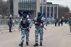 Росгвардия обеспечила безопасность матча РПЛ в Москве между клубами «Динамо» и «Краснодар» 