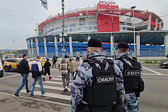 Общественную безопасность в период подготовки и проведения матча по баскетболу между столичными командами ЦСКА (Москва) - «Локомотив-Кубань» (Краснодар) обеспечили сотрудники Главного управления Росгвардии 