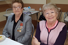 Встреча с активом общественной организации "Жители блокадного Ленинграда" 31 января.
