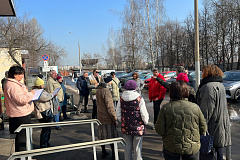 Сегодня, 29 марта, глава управы района Орехово-Борисово Северное Евгений Силкин провел обход территории по адресу: Борисовский проезд, д. 17, корпус 1